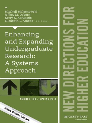 cover image of Enhancing and Expanding Undergraduate Research